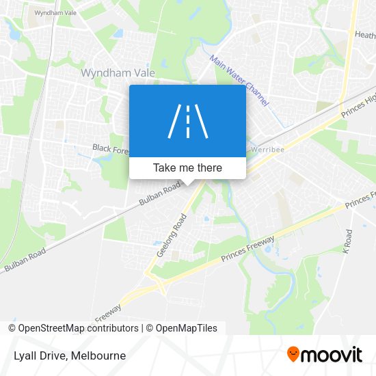 Lyall Drive map