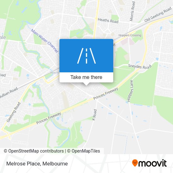 Melrose Place map
