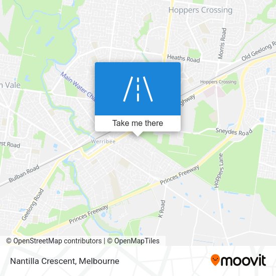 Nantilla Crescent map