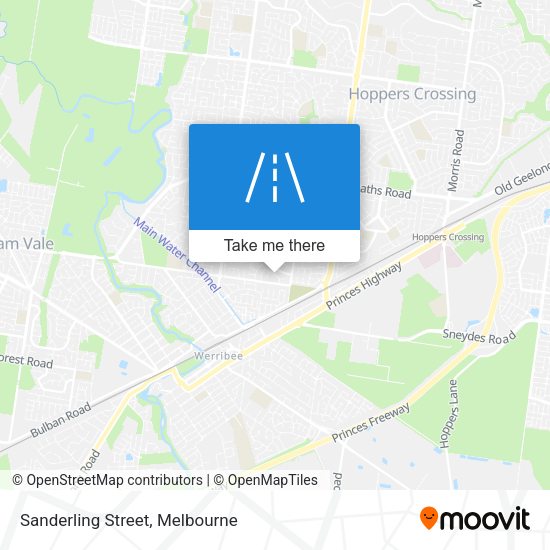 Sanderling Street map