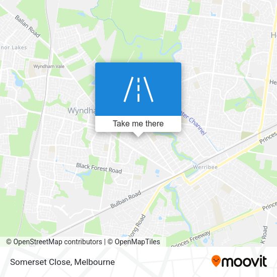 Somerset Close map