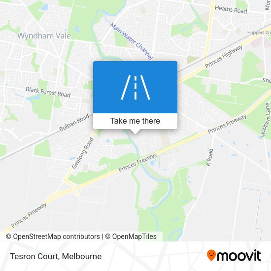 Tesron Court map