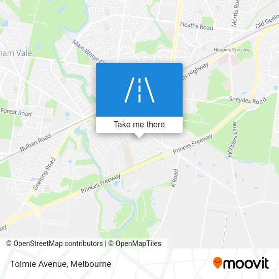Tolmie Avenue map