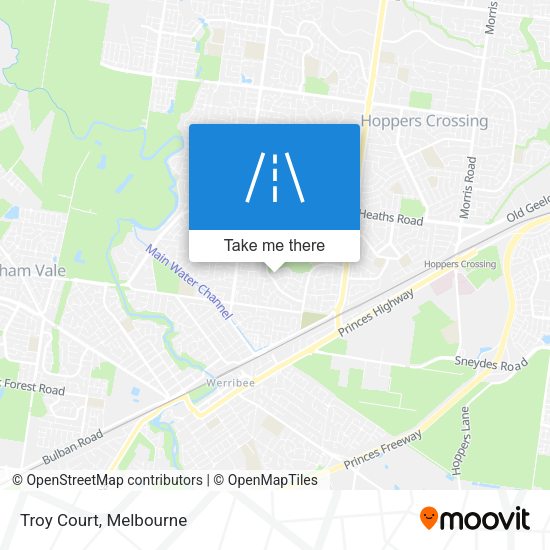 Troy Court map