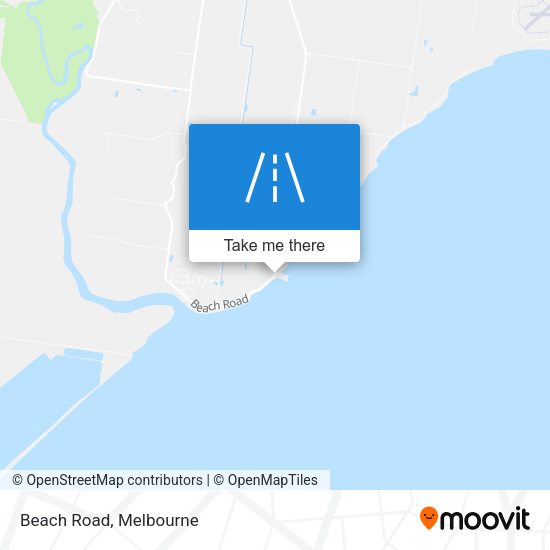 Beach Road map