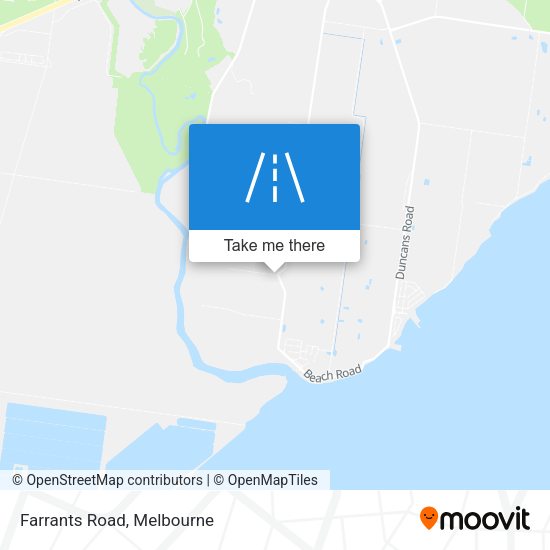 Farrants Road map