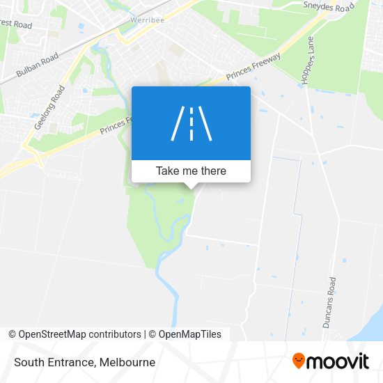 South Entrance map
