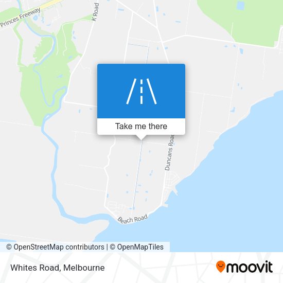 Whites Road map