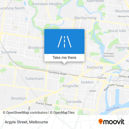 Argyle Street map