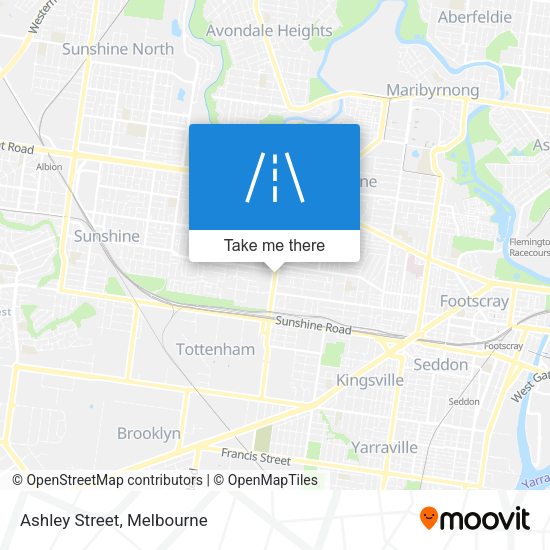 Ashley Street map