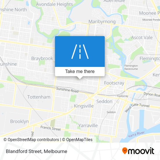 Blandford Street map