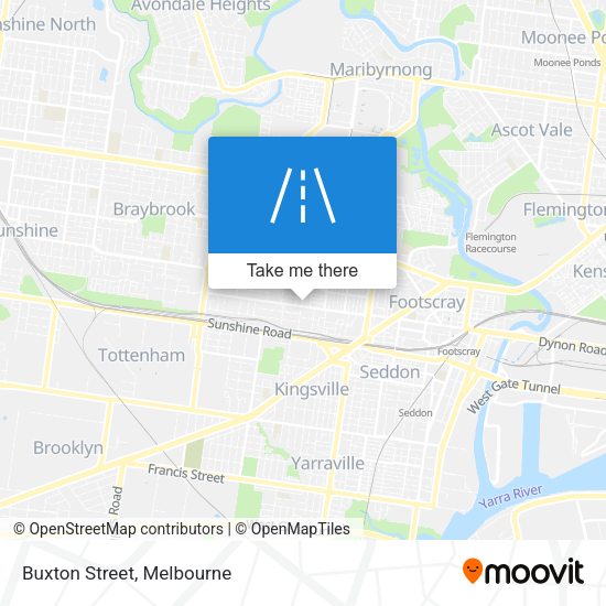 Buxton Street map
