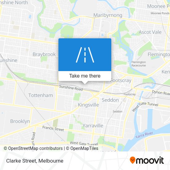 Clarke Street map