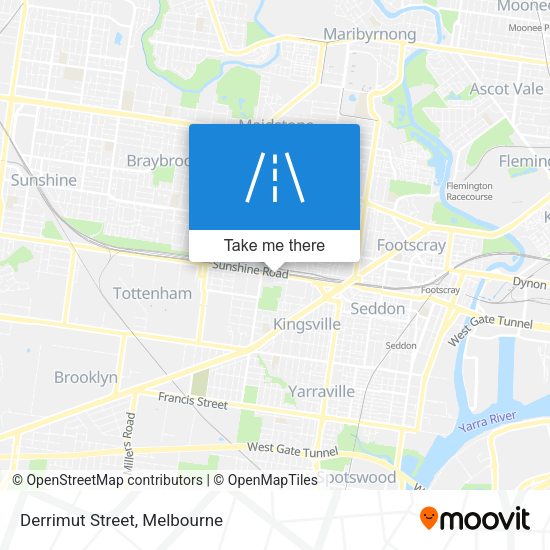 Derrimut Street map