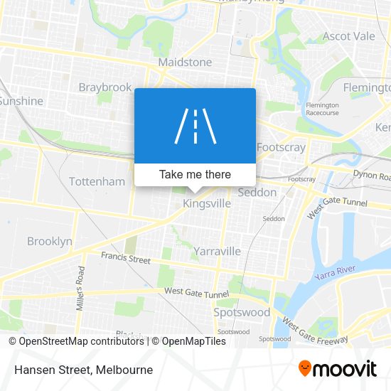 Hansen Street map