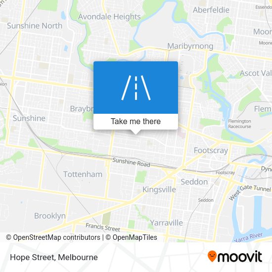 Hope Street map
