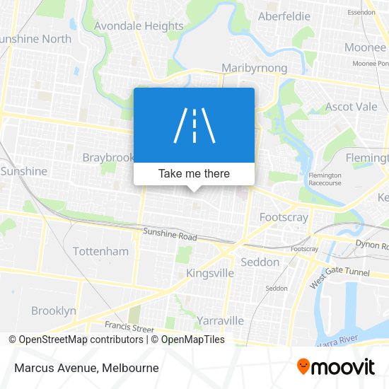 Marcus Avenue map