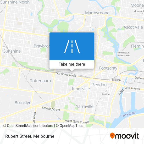 Rupert Street map