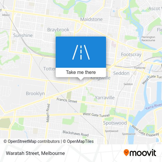 Waratah Street map