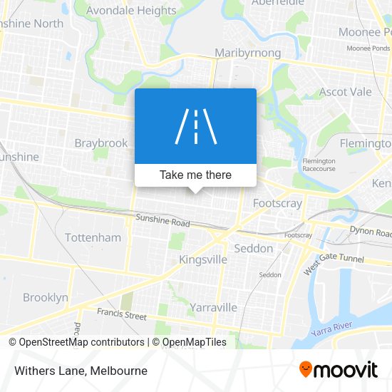 Withers Lane map