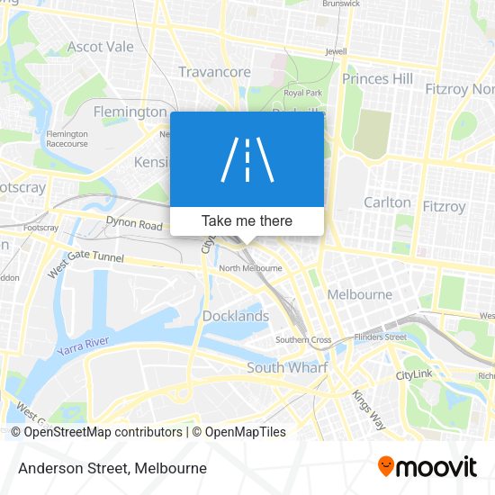 Anderson Street map