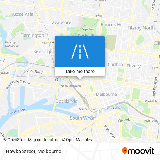 Hawke Street map