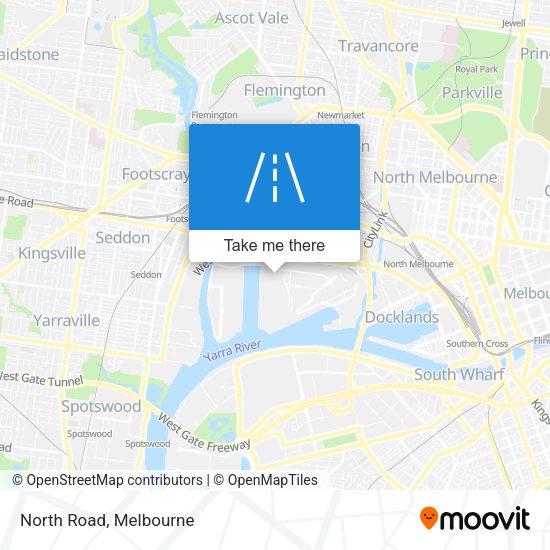 North Road map