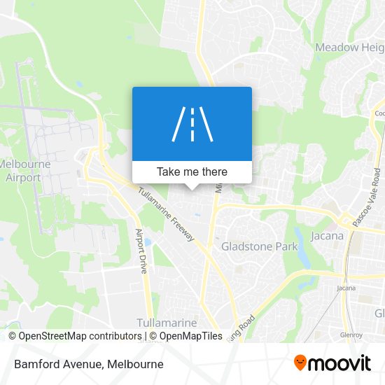 Bamford Avenue map