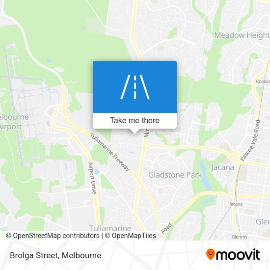 Brolga Street map