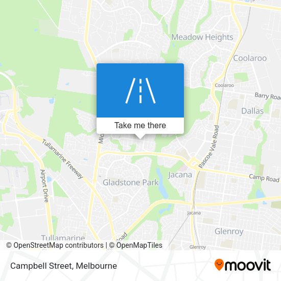 Campbell Street map