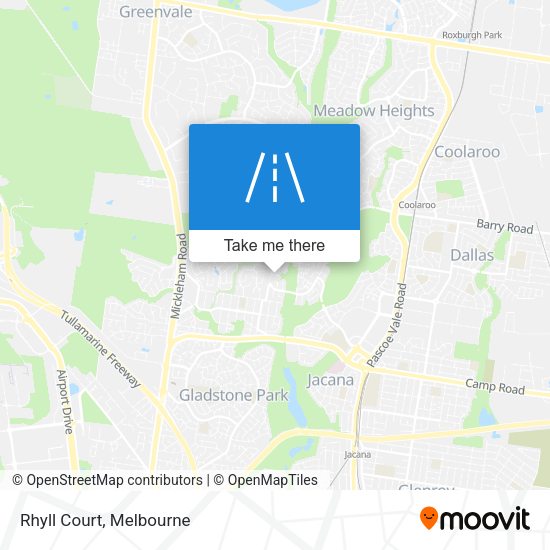 Rhyll Court map