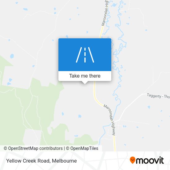 Yellow Creek Road map