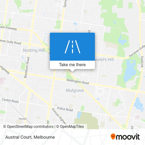 Austral Court map
