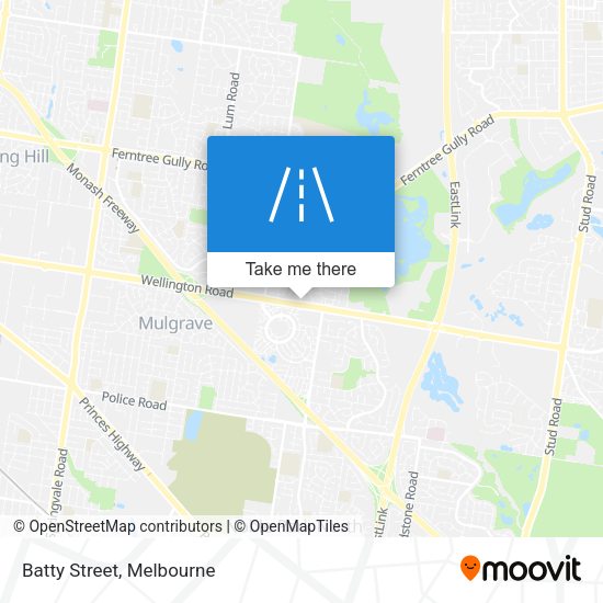 Batty Street map