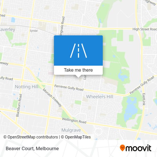 Beaver Court map