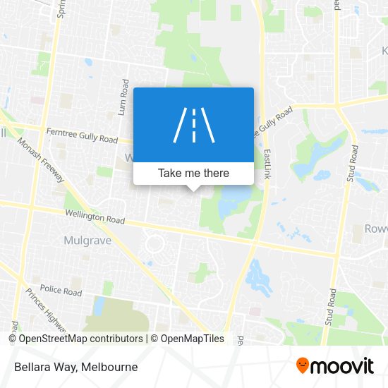 Bellara Way map