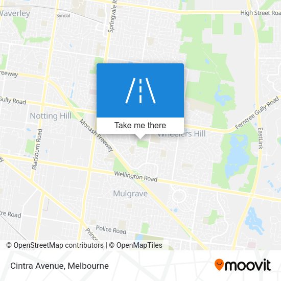 Cintra Avenue map