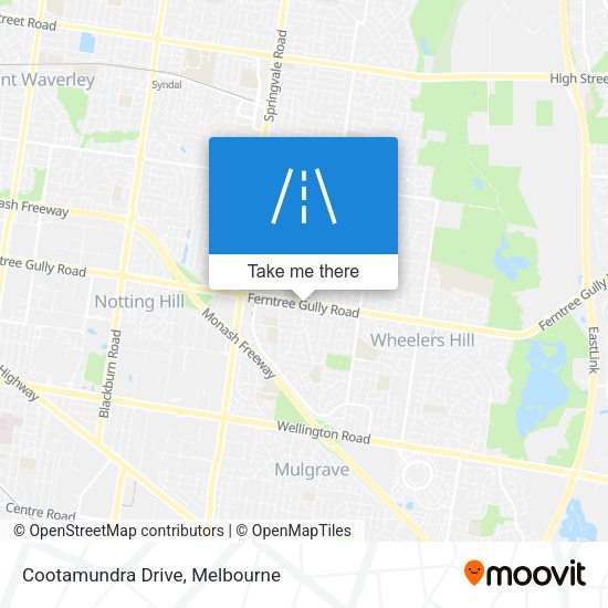 Cootamundra Drive map