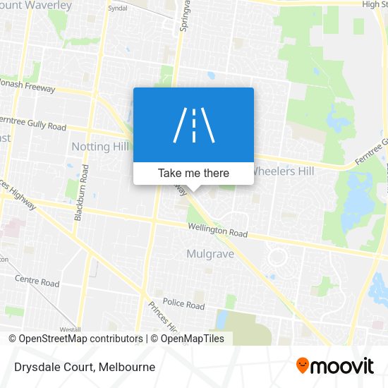 Drysdale Court map