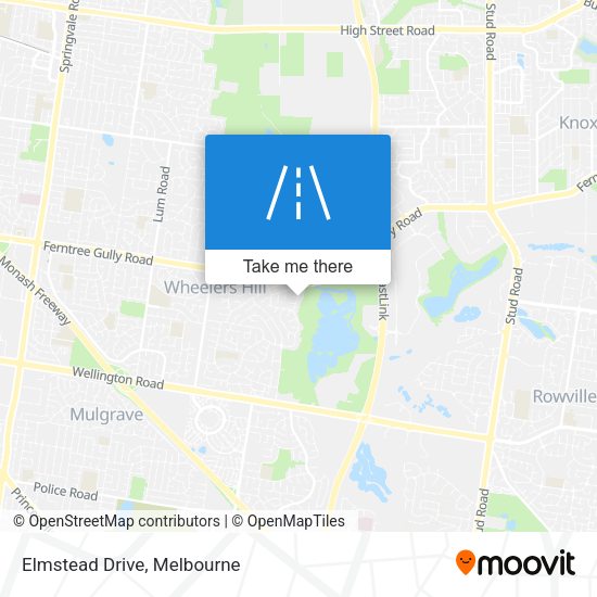 Elmstead Drive map