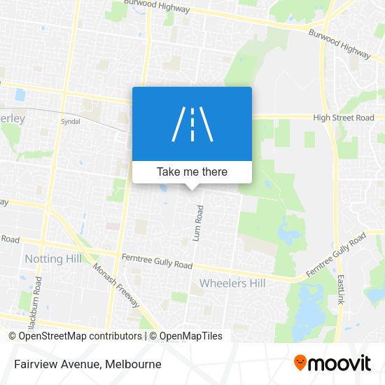Fairview Avenue map