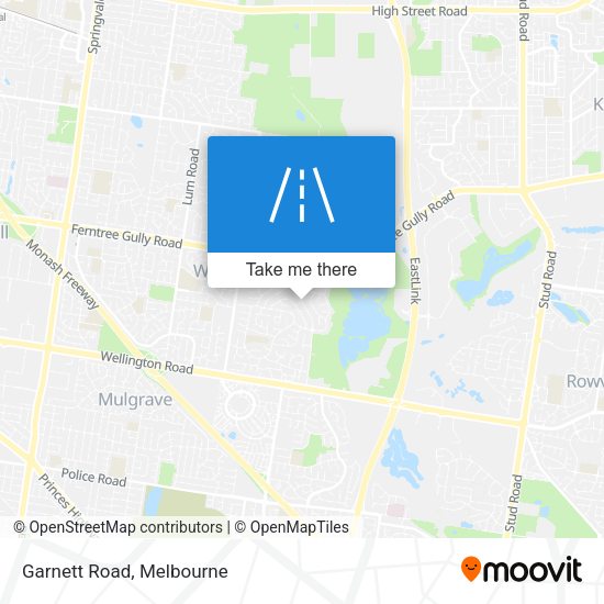 Garnett Road map
