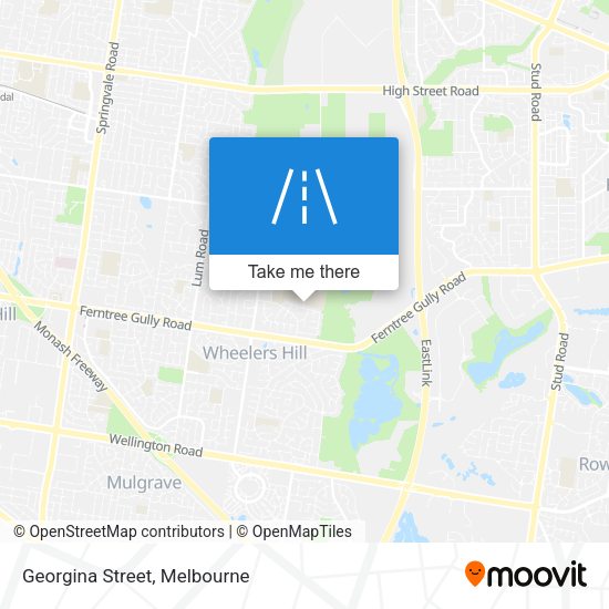 Georgina Street map