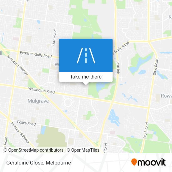 Geraldine Close map