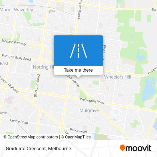 Graduate Crescent map