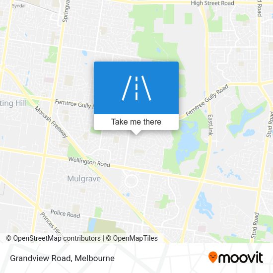 Grandview Road map