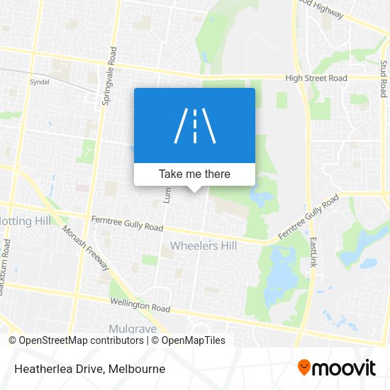 Heatherlea Drive map