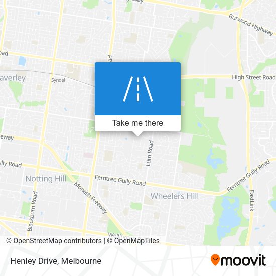 Henley Drive map