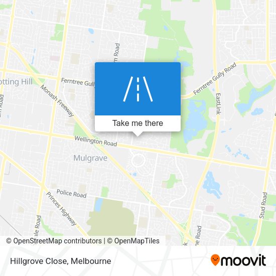 Hillgrove Close map