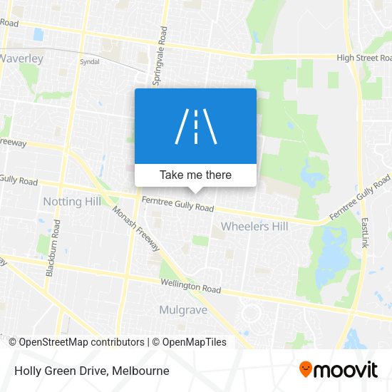 Holly Green Drive map